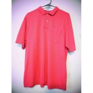 Outer Banks Men's Polo Shirt Size Large Pink SS